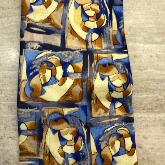 ArtSmart Silk Tie from the Marina Picasso Collection Long / Tall 66" - Picture 4 of 10